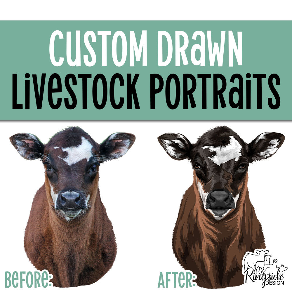 Livestock Portrait DIGITAL FILE